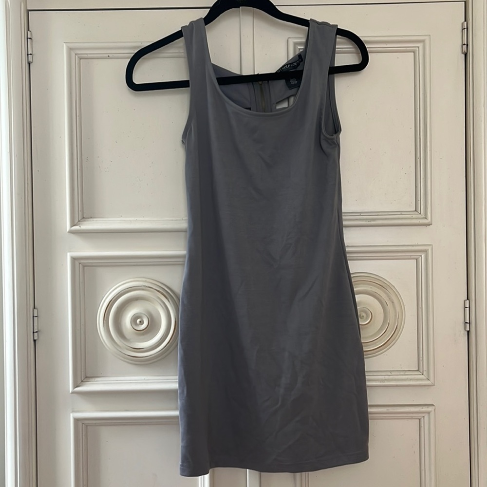 Gray Mini Dress